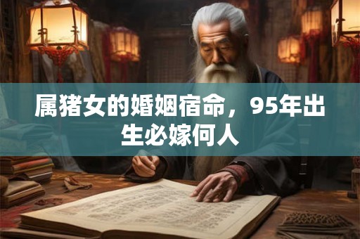 属猪女的婚姻宿命，95年出生必嫁何人