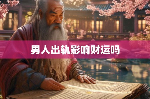 男人出轨影响财运吗