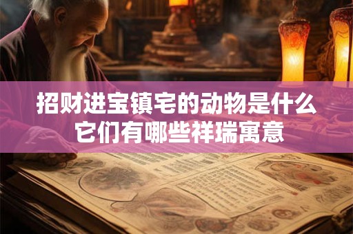 招财进宝镇宅的动物是什么 它们有哪些祥瑞寓意