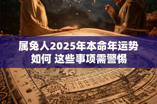 属兔人2025年本命年运势如何 这些事项需警惕