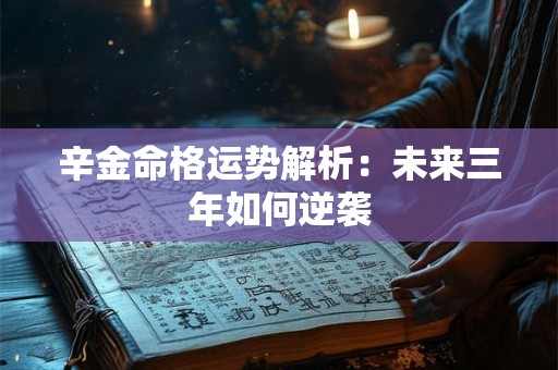 辛金命格运势解析：未来三年如何逆袭