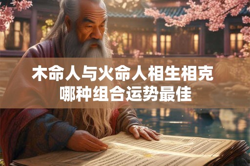 木命人与火命人相生相克 哪种组合运势最佳