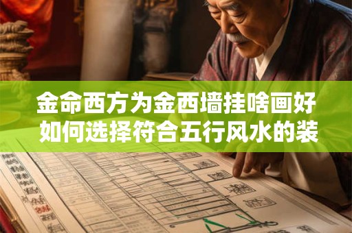 金命西方为金西墙挂啥画好 如何选择符合五行风水的装饰画
