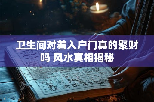 卫生间对着入户门真的聚财吗 风水真相揭秘