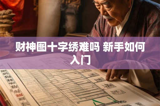 财神图十字绣难吗 新手如何入门