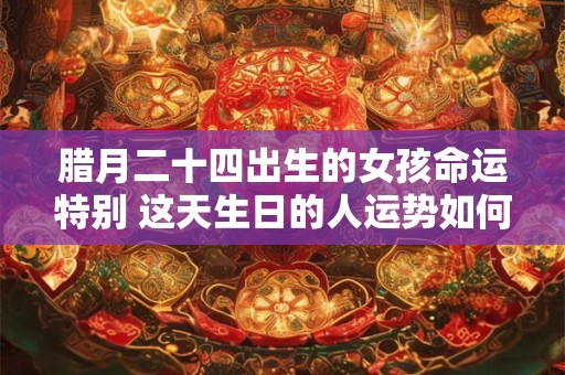 腊月二十四出生的女孩命运特别 这天生日的人运势如何