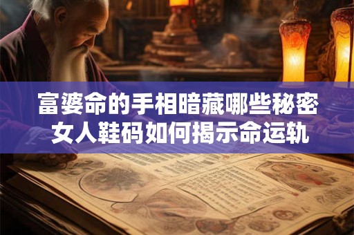 富婆命的手相暗藏哪些秘密 女人鞋码如何揭示命运轨迹