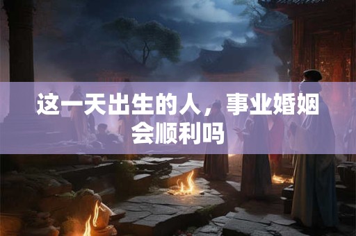 这一天出生的人，事业婚姻会顺利吗