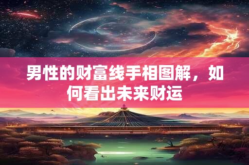 男性的财富线手相图解，如何看出未来财运