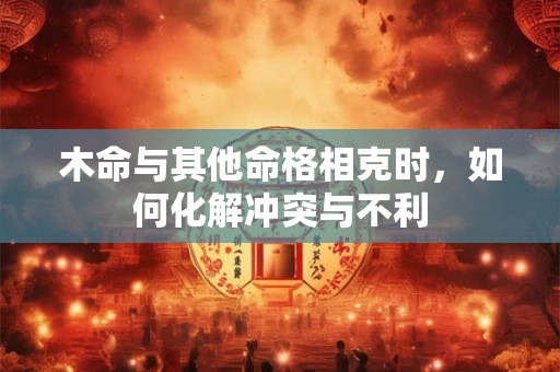 木命与其他命格相克时，如何化解冲突与不利