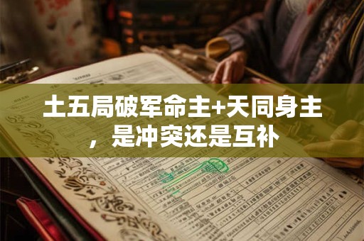 土五局破军命主+天同身主，是冲突还是互补