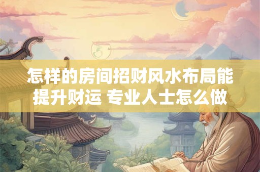 怎样的房间招财风水布局能提升财运 专业人士怎么做