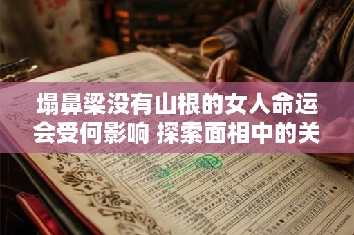 塌鼻梁没有山根的女人命运会受何影响 探索面相中的关键因素