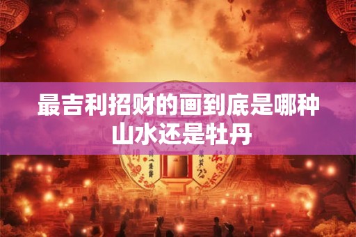 最吉利招财的画到底是哪种 山水还是牡丹