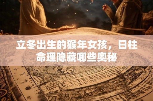 立冬出生的猴年女孩，日柱命理隐藏哪些奥秘