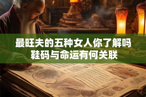 最旺夫的五种女人你了解吗 鞋码与命运有何关联