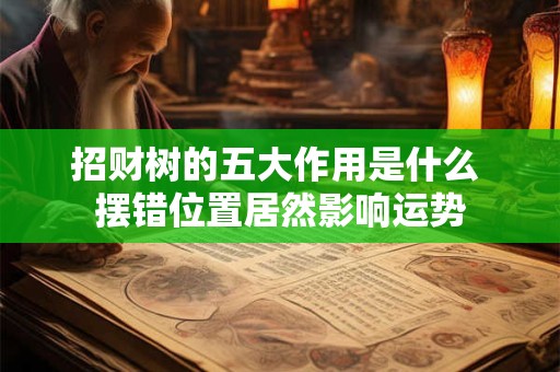 招财树的五大作用是什么 摆错位置居然影响运势