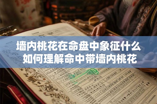 墙内桃花在命盘中象征什么 如何理解命中带墙内桃花的含义