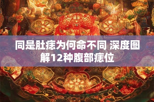同是肚痣为何命不同 深度图解12种腹部痣位