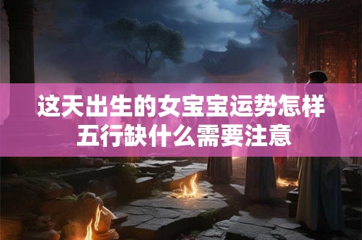 这天出生的女宝宝运势怎样 五行缺什么需要注意