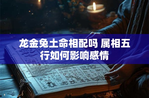 龙金兔土命相配吗 属相五行如何影响感情
