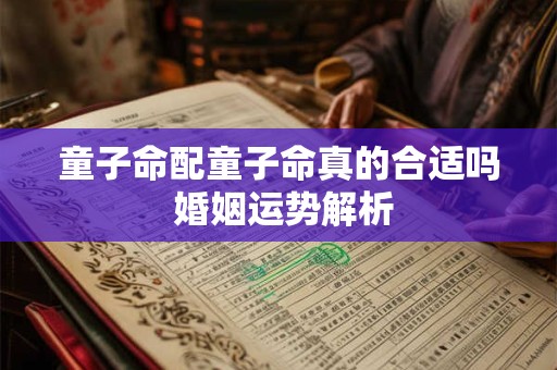 童子命配童子命真的合适吗 婚姻运势解析