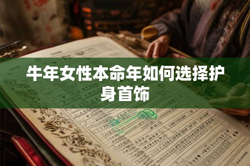 牛年女性本命年如何选择护身首饰