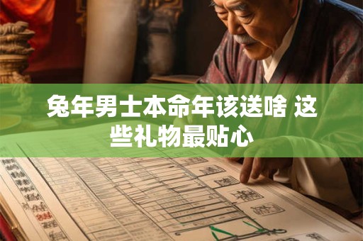 兔年男士本命年该送啥 这些礼物最贴心