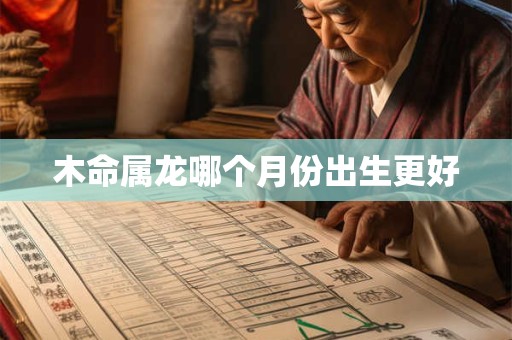 木命属龙哪个月份出生更好
