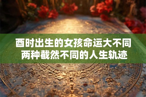 酉时出生的女孩命运大不同 两种截然不同的人生轨迹