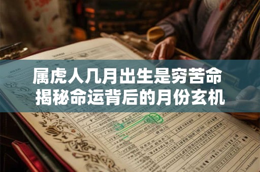属虎人几月出生是穷苦命 揭秘命运背后的月份玄机