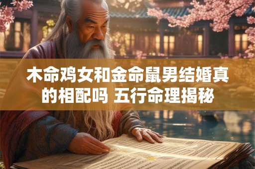 木命鸡女和金命鼠男结婚真的相配吗 五行命理揭秘
