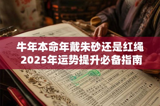 牛年本命年戴朱砂还是红绳 2025年运势提升必备指南