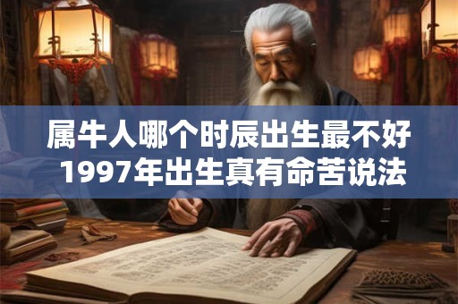 属牛人哪个时辰出生最不好 1997年出生真有命苦说法吗