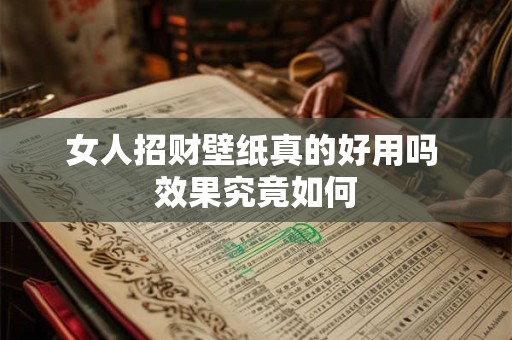 详细阅读:女人招财壁纸真的好用吗 效果究竟如何 女人招财壁纸真的好用吗 效果究竟如何
