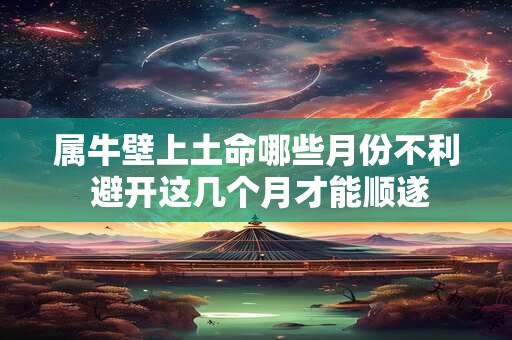 属牛壁上土命哪些月份不利 避开这几个月才能顺遂
