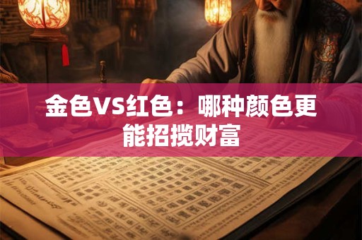金色VS红色：哪种颜色更能招揽财富