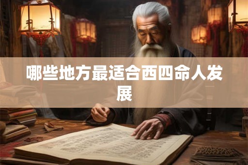 哪些地方最适合西四命人发展