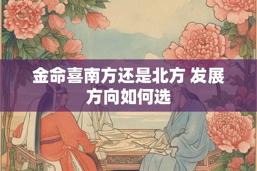 金命喜南方还是北方 发展方向如何选