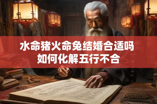 水命猪火命兔结婚合适吗 如何化解五行不合