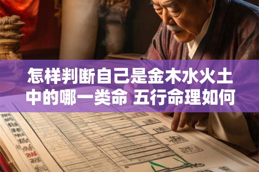 怎样判断自己是金木水火土中的哪一类命 五行命理如何查