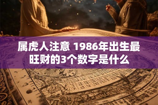 属虎人注意 1986年出生最旺财的3个数字是什么