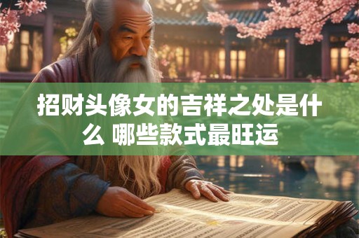 招财头像女的吉祥之处是什么 哪些款式最旺运