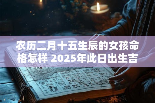农历二月十五生辰的女孩命格怎样 2025年此日出生吉凶如何