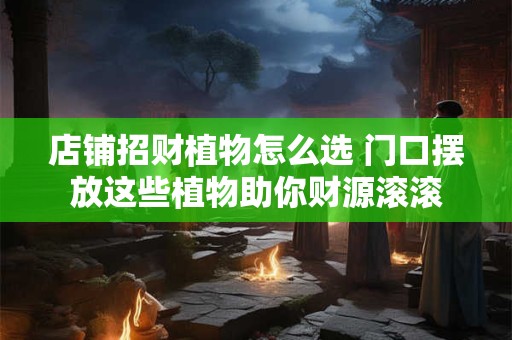店铺招财植物怎么选 门口摆放这些植物助你财源滚滚