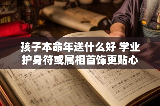 孩子本命年送什么好 学业护身符或属相首饰更贴心
