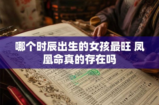 哪个时辰出生的女孩最旺 凤凰命真的存在吗