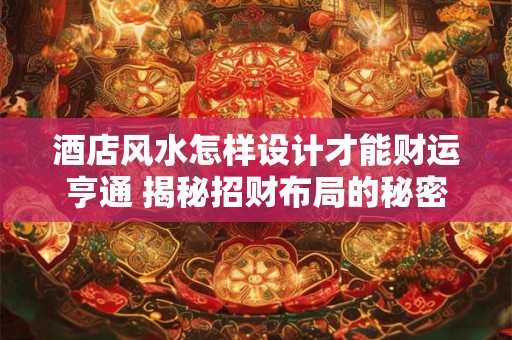 酒店风水怎样设计才能财运亨通 揭秘招财布局的秘密