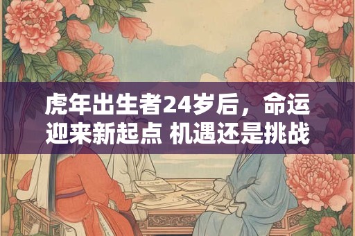 虎年出生者24岁后，命运迎来新起点 机遇还是挑战