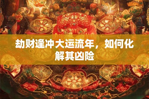 劫财逢冲大运流年，如何化解其凶险